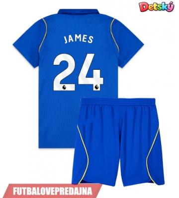 Lacne Dětský Futbalové dres Chelsea Reece James #24 2026-27 Krátky Rukáv - Domáci (+ trenírky)